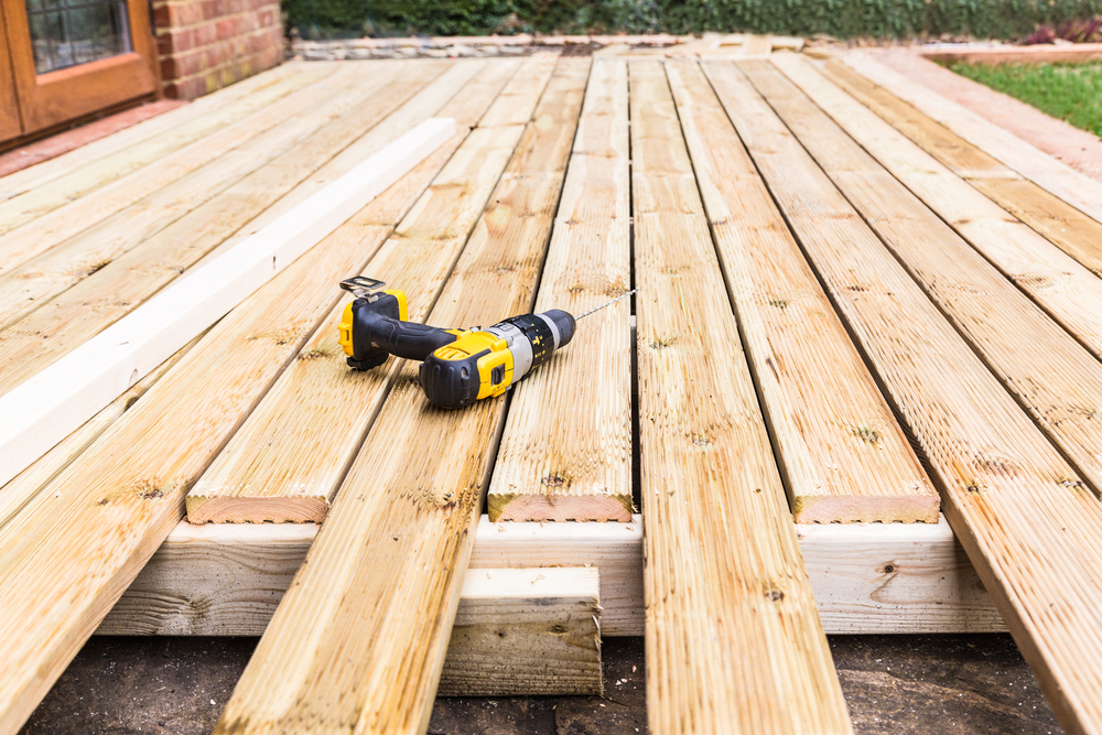 Decking installation in Argyll